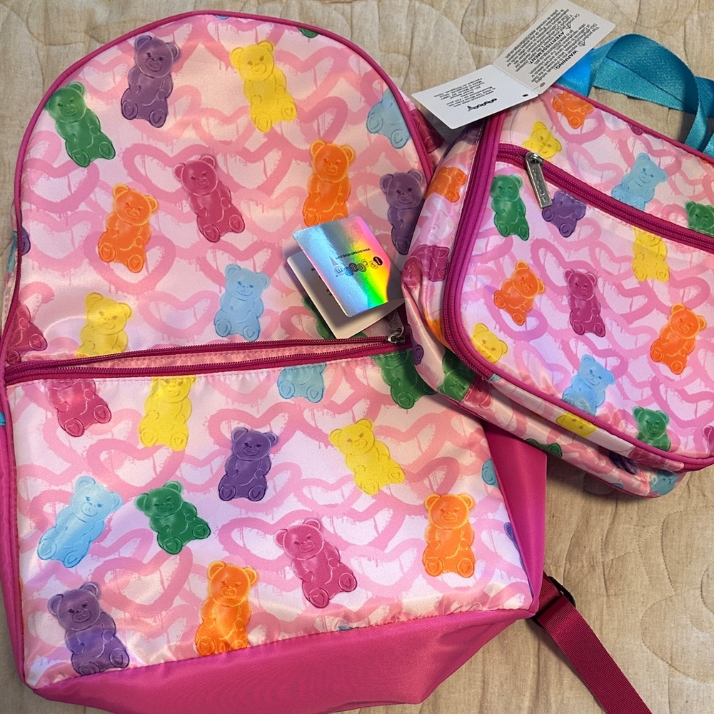 Iscream Bear Backpack and Lunch Bag Set